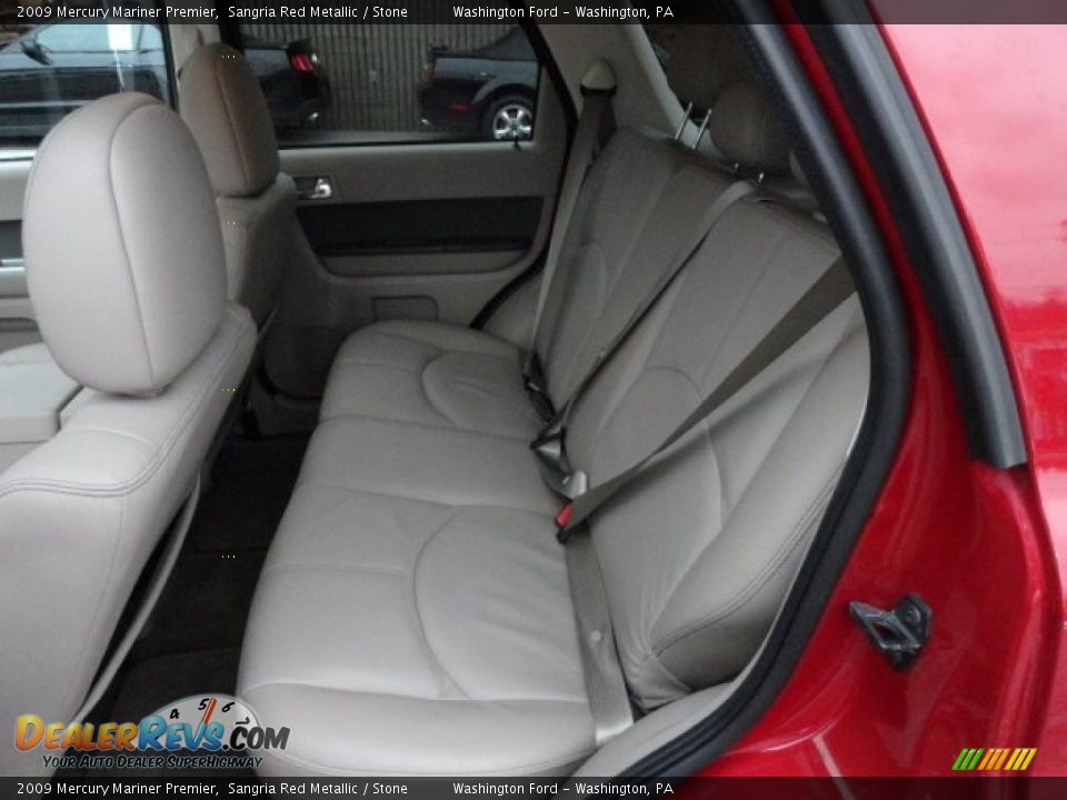 2009 Mercury Mariner Premier Sangria Red Metallic / Stone Photo #11