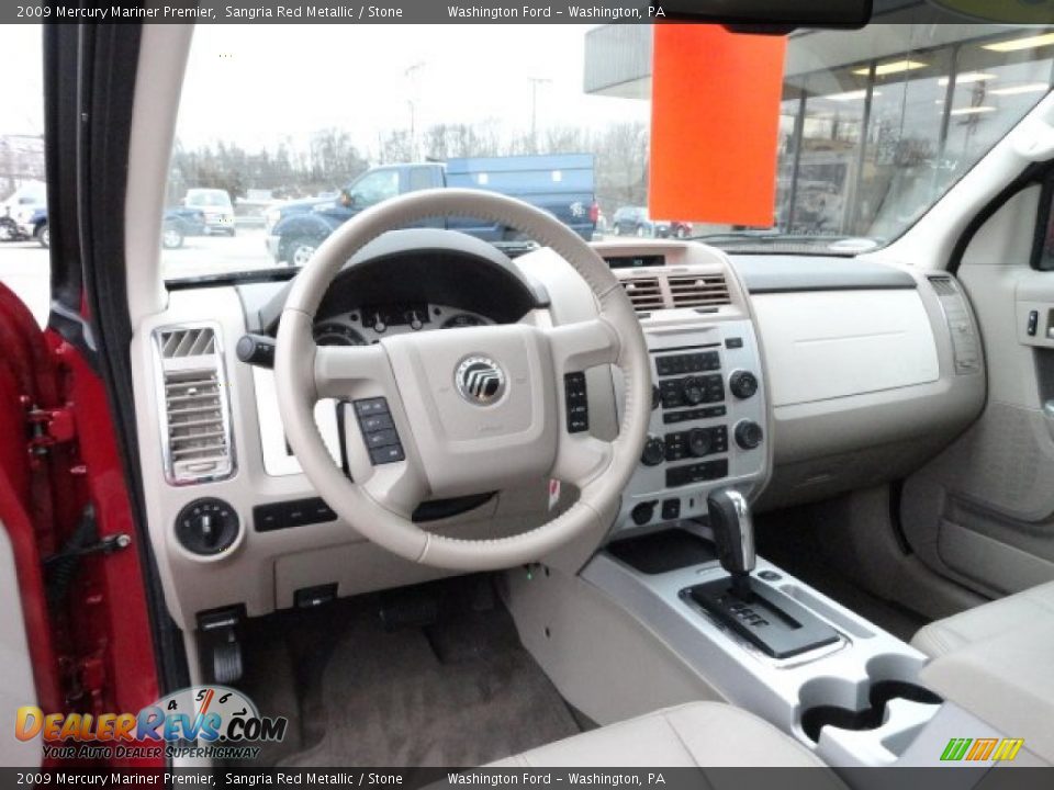 2009 Mercury Mariner Premier Sangria Red Metallic / Stone Photo #12