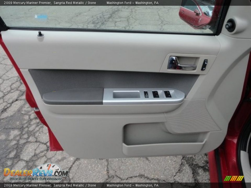 2009 Mercury Mariner Premier Sangria Red Metallic / Stone Photo #14