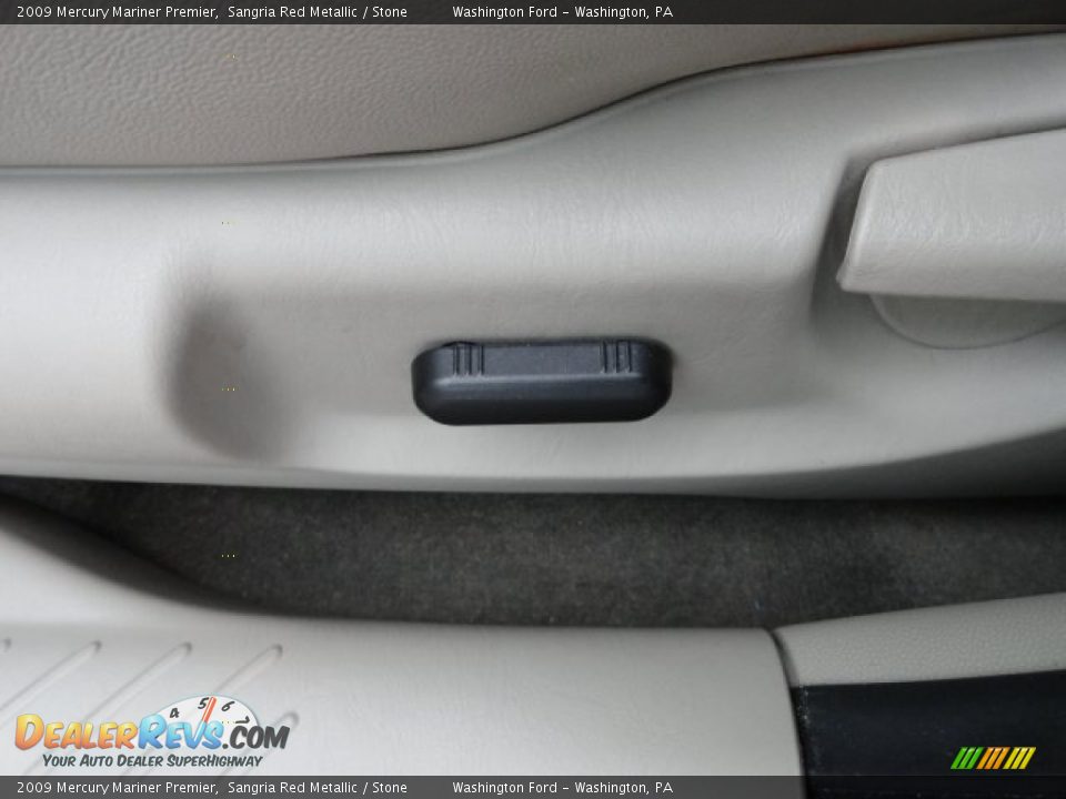 2009 Mercury Mariner Premier Sangria Red Metallic / Stone Photo #15