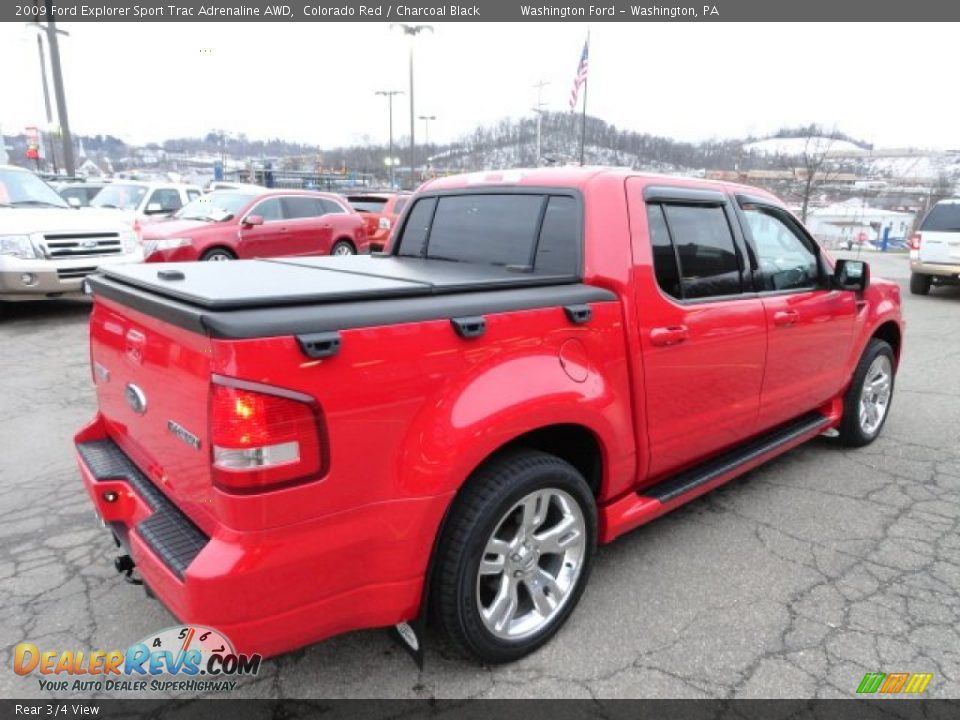 Rear 3/4 View - 2009 Ford Explorer Sport Trac