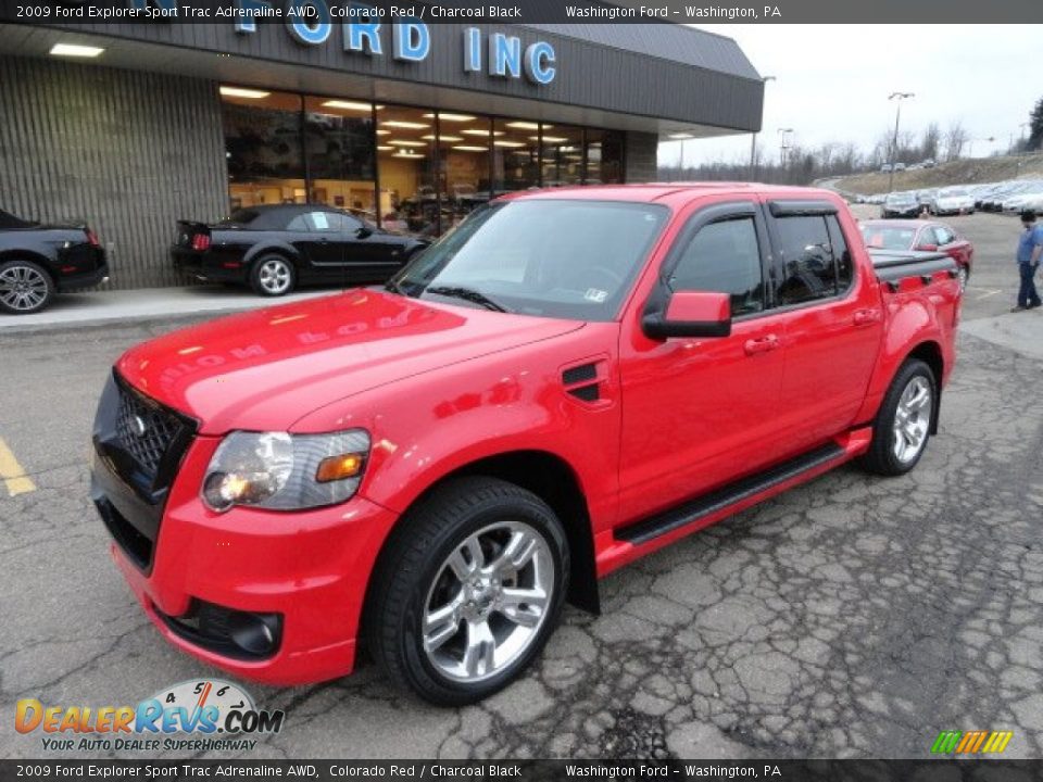 Front 3/4 View of 2009 Ford Explorer Sport Trac Adrenaline AWD Photo #8