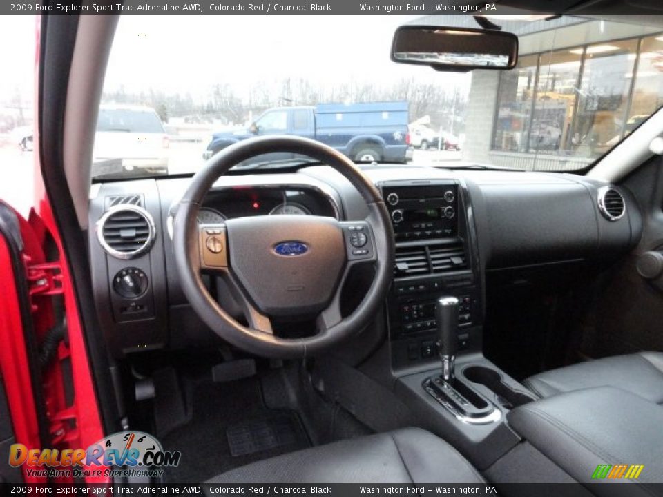 Dashboard of 2009 Ford Explorer Sport Trac Adrenaline AWD Photo #12