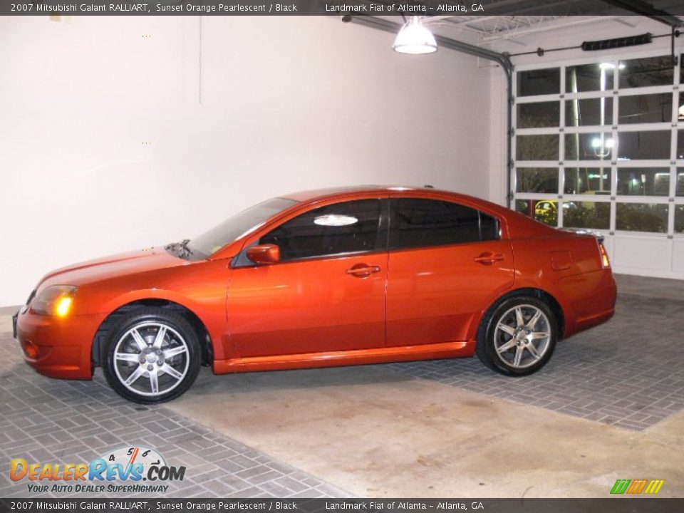 Sunset Orange Pearlescent 2007 Mitsubishi Galant RALLIART Photo #2