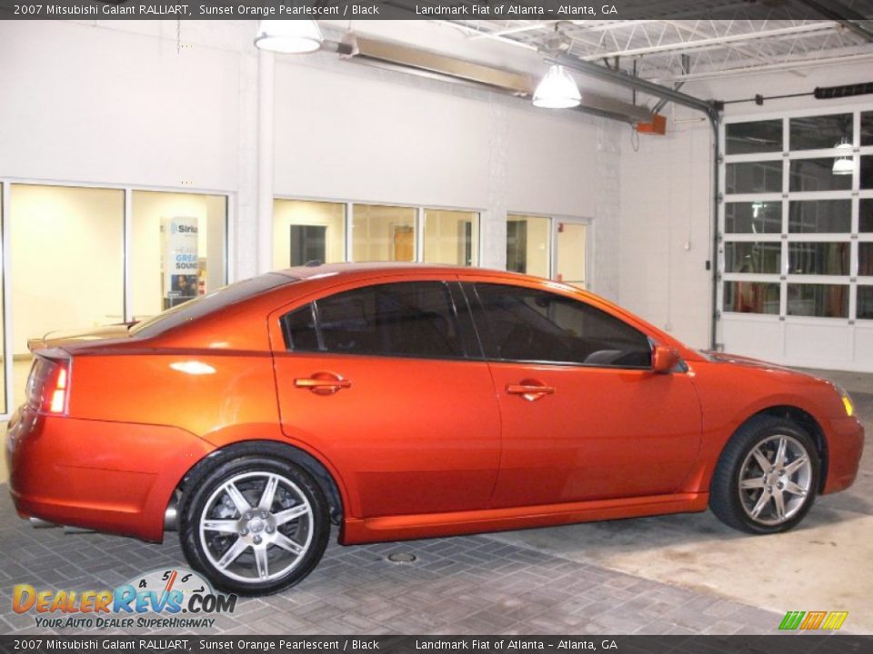 Sunset Orange Pearlescent 2007 Mitsubishi Galant RALLIART Photo #6
