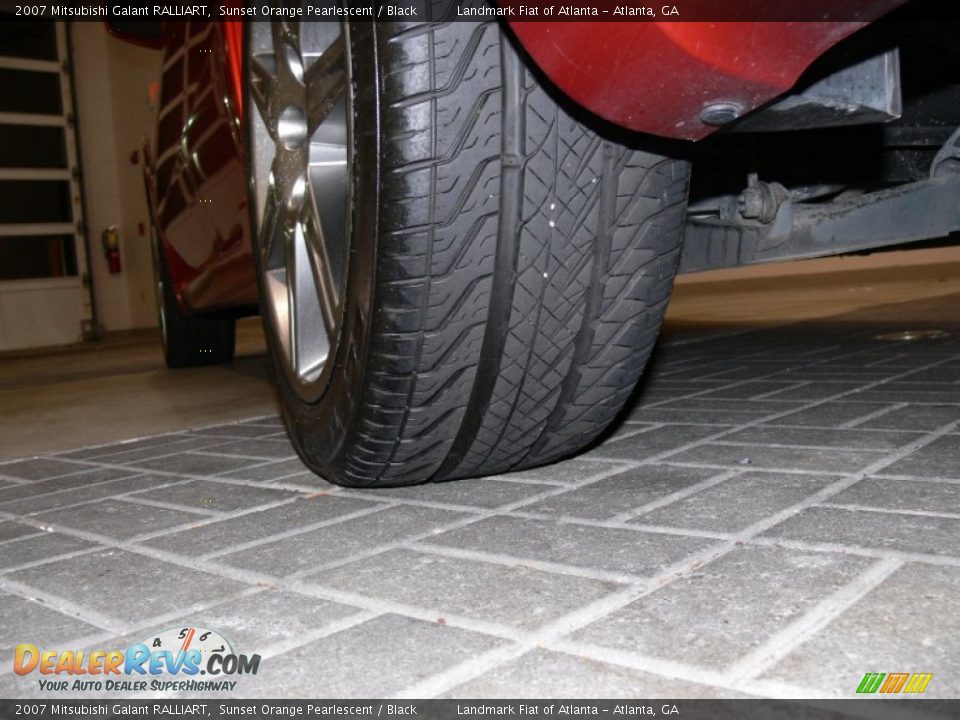 2007 Mitsubishi Galant RALLIART Sunset Orange Pearlescent / Black Photo #9