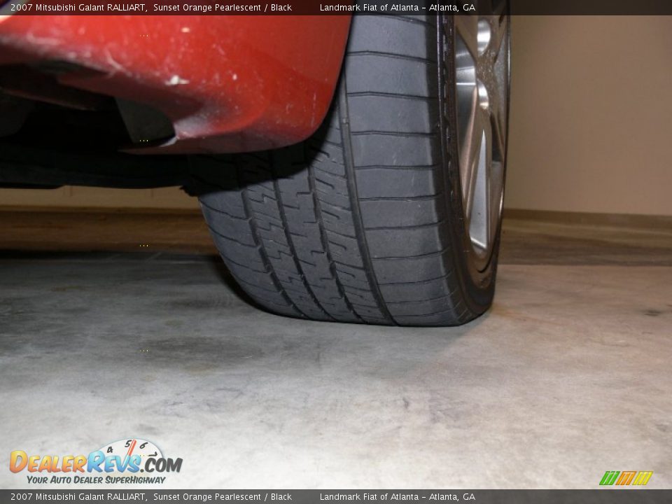 2007 Mitsubishi Galant RALLIART Sunset Orange Pearlescent / Black Photo #11