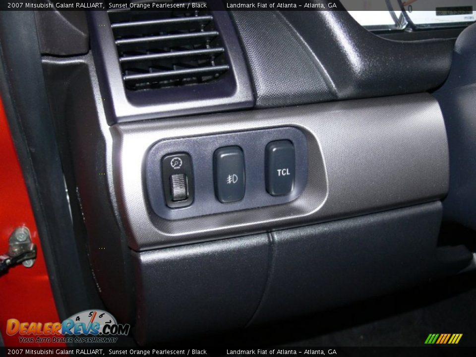 2007 Mitsubishi Galant RALLIART Sunset Orange Pearlescent / Black Photo #18