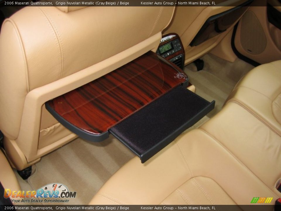 2006 Maserati Quattroporte Grigio Nuvolari Metallic (Gray Beige) / Beige Photo #16