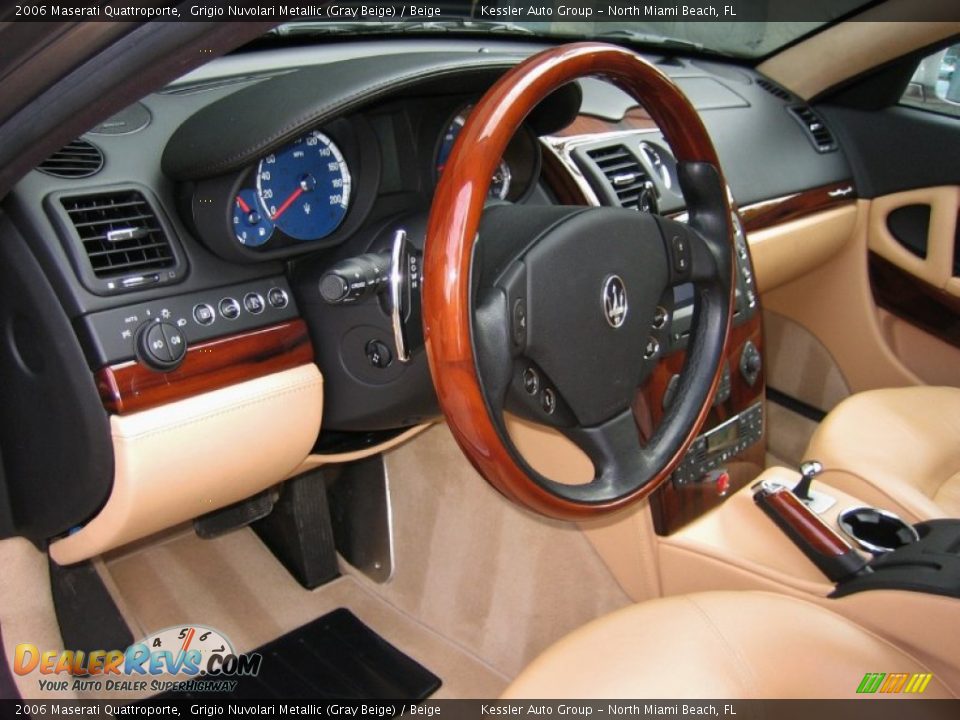 Beige Interior - 2006 Maserati Quattroporte  Photo #24