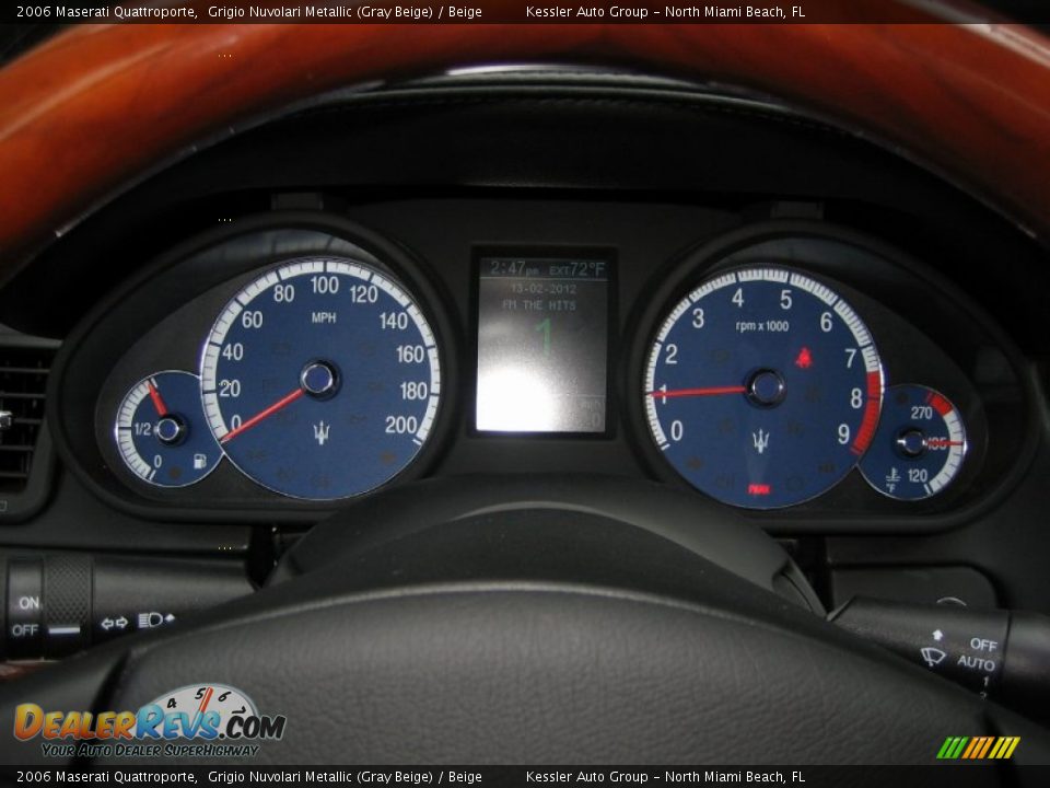 2006 Maserati Quattroporte  Gauges Photo #28