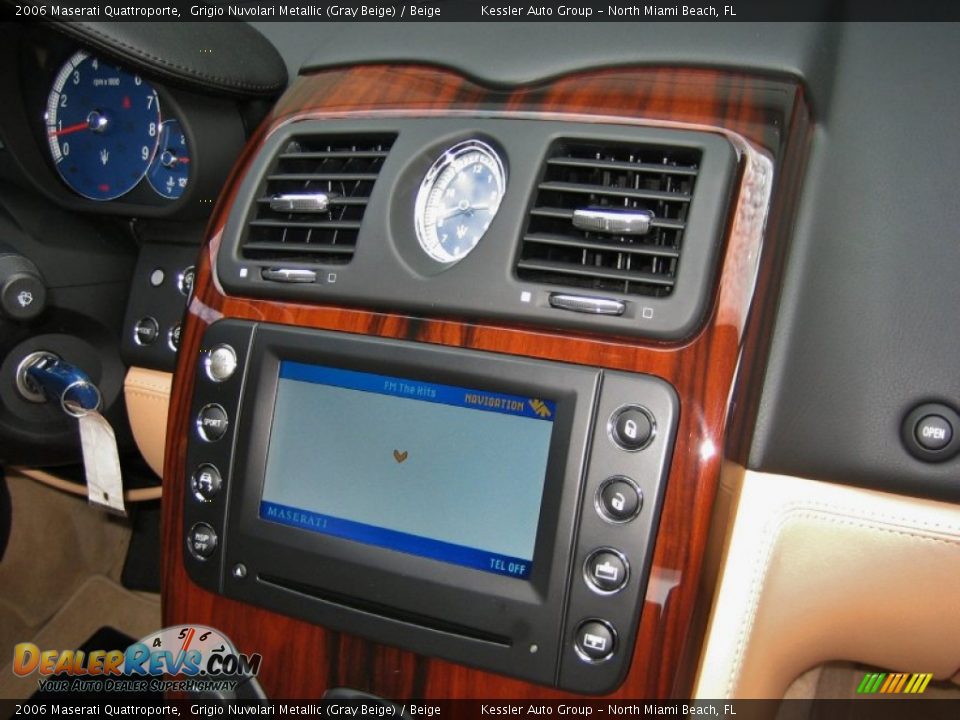 2006 Maserati Quattroporte Grigio Nuvolari Metallic (Gray Beige) / Beige Photo #31
