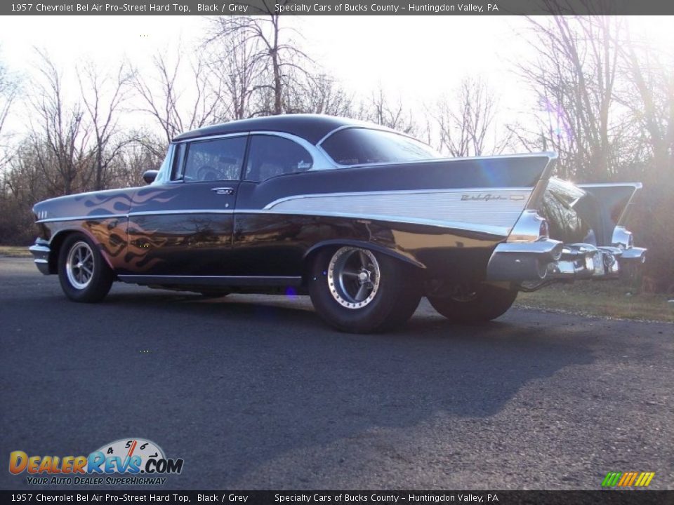 1957 Chevrolet Bel Air Pro-Street Hard Top Black / Grey Photo #1