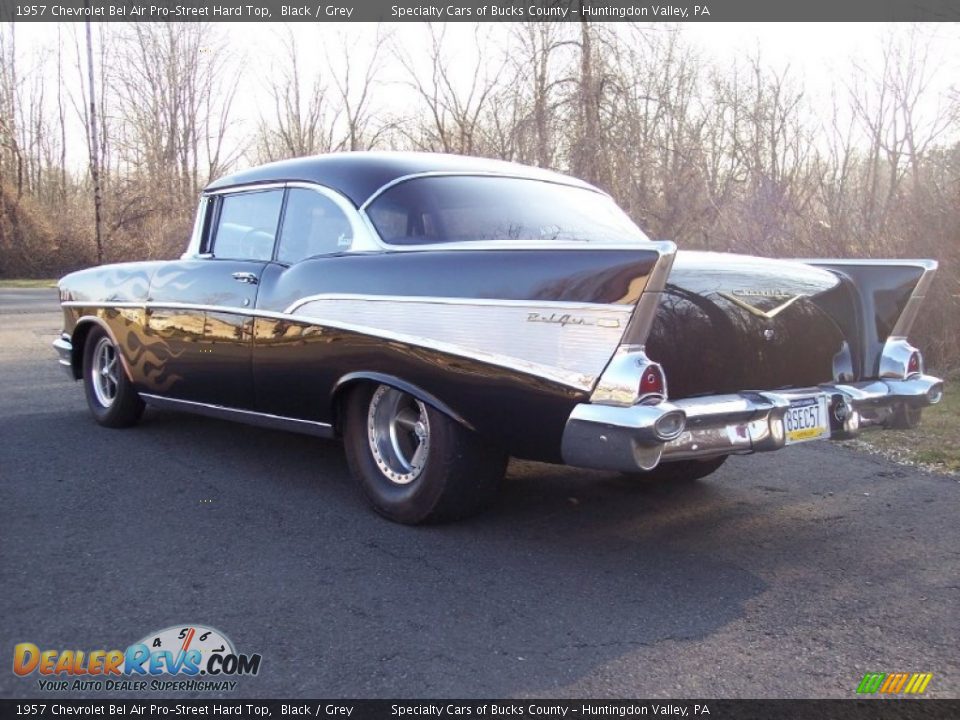 1957 Chevrolet Bel Air Pro-Street Hard Top Black / Grey Photo #3