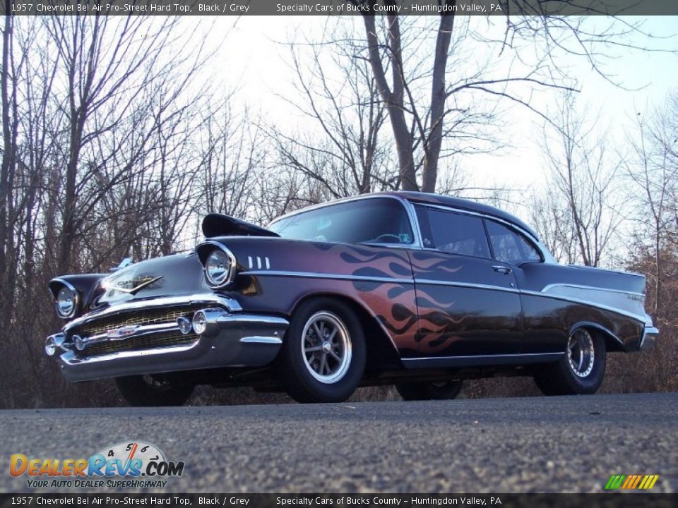 1957 Chevrolet Bel Air Pro-Street Hard Top Black / Grey Photo #6