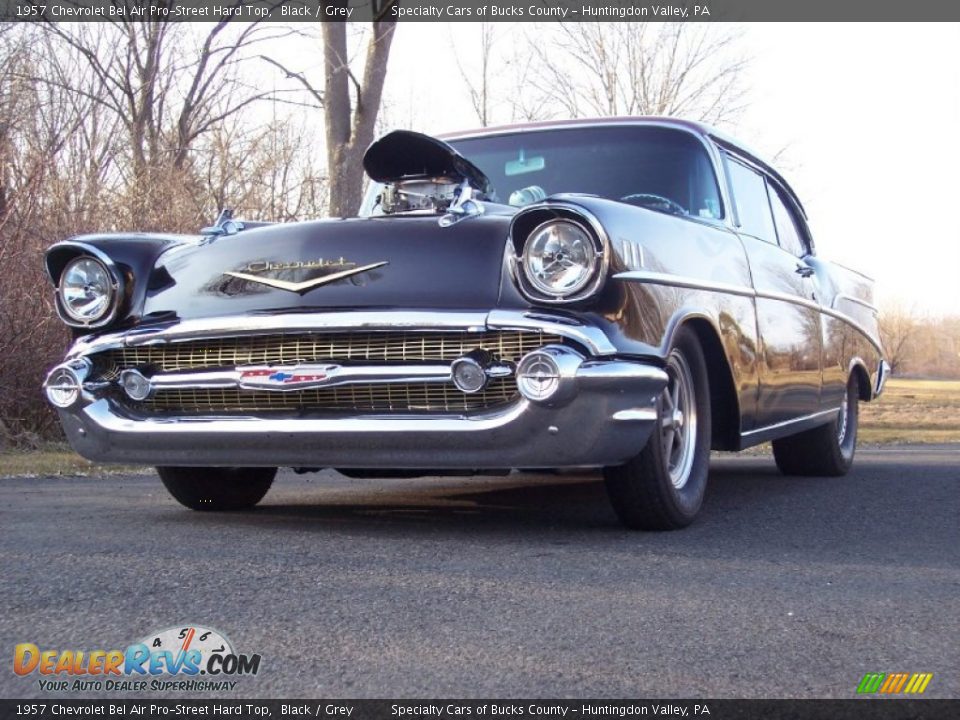 1957 Chevrolet Bel Air Pro-Street Hard Top Black / Grey Photo #7