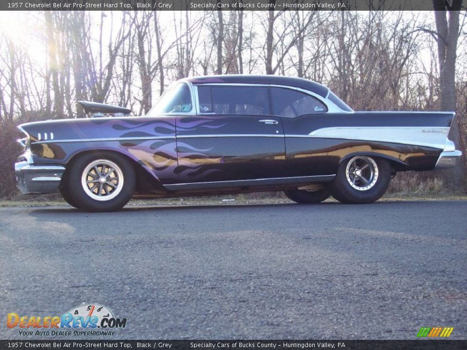 1957 Chevrolet Bel Air Pro-Street Hard Top Black / Grey Photo #8