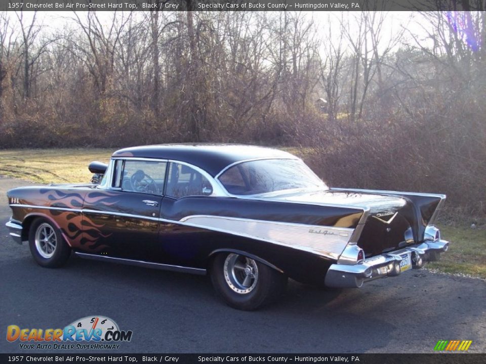 1957 Chevrolet Bel Air Pro-Street Hard Top Black / Grey Photo #10