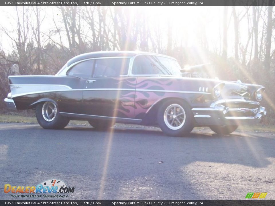 1957 Chevrolet Bel Air Pro-Street Hard Top Black / Grey Photo #17