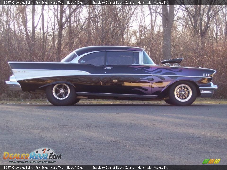 1957 Chevrolet Bel Air Pro-Street Hard Top Black / Grey Photo #19