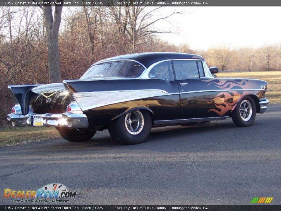 1957 Chevrolet Bel Air Pro-Street Hard Top Black / Grey Photo #20