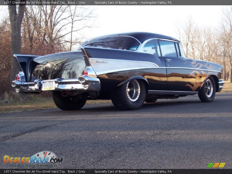 1957 Chevrolet Bel Air Pro-Street Hard Top Black / Grey Photo #21