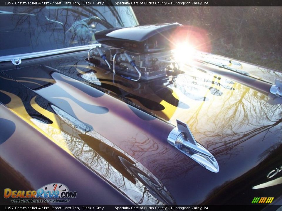 1957 Chevrolet Bel Air Pro-Street Hard Top Black / Grey Photo #23