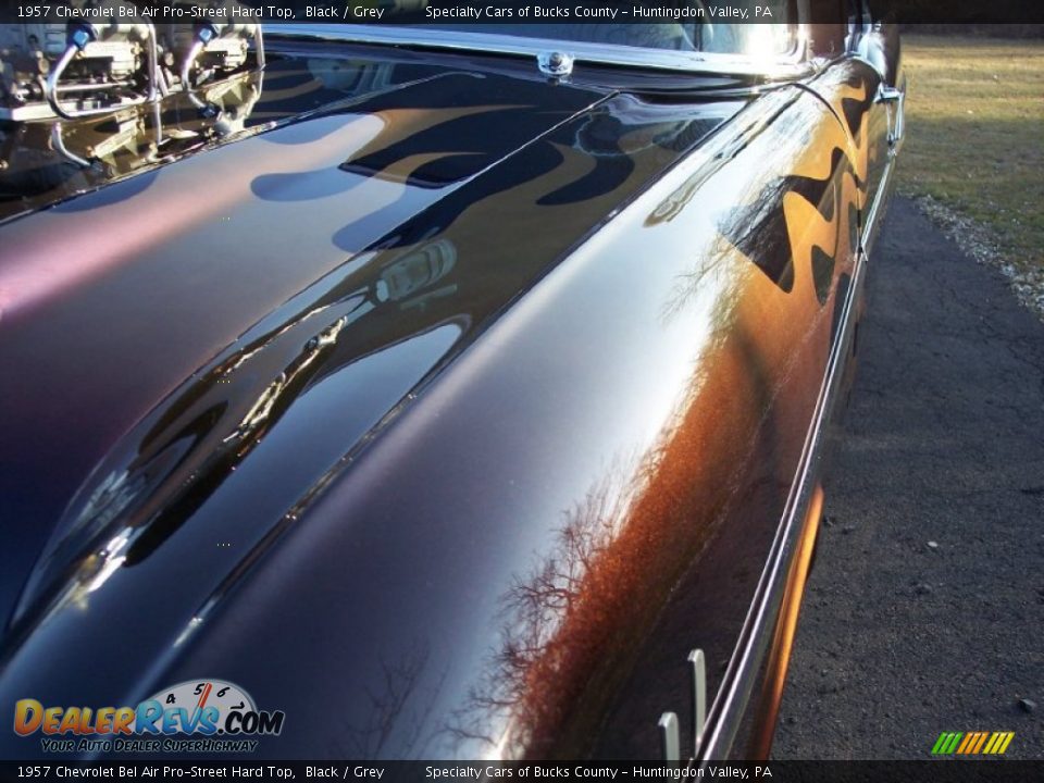 1957 Chevrolet Bel Air Pro-Street Hard Top Black / Grey Photo #25