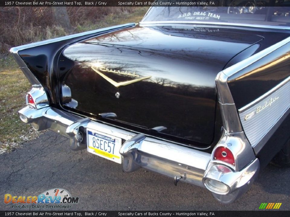 1957 Chevrolet Bel Air Pro-Street Hard Top Black / Grey Photo #27