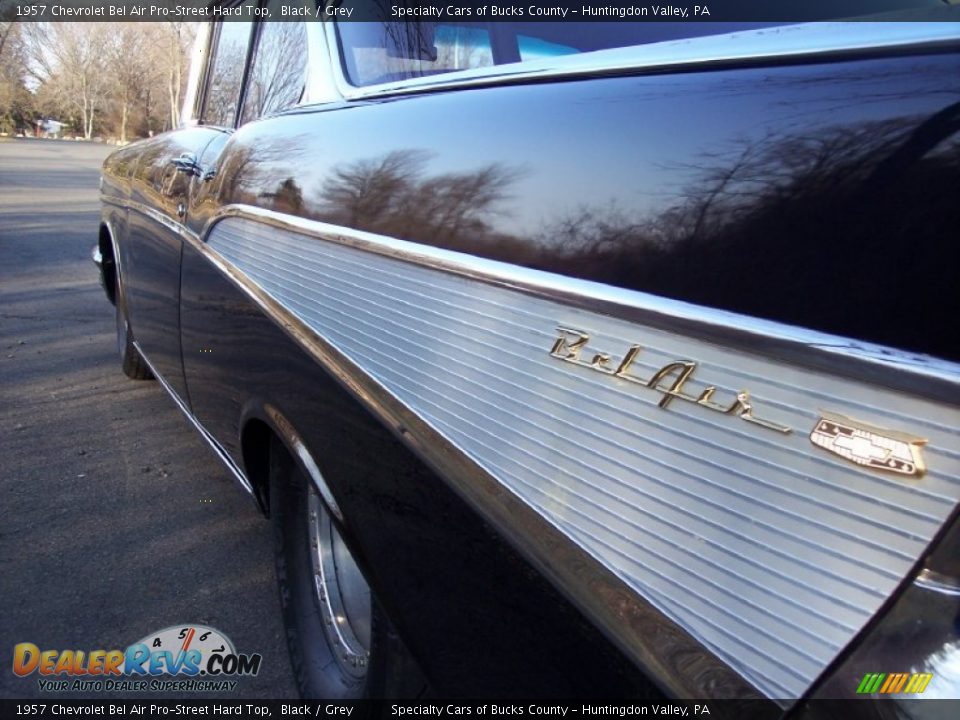 1957 Chevrolet Bel Air Pro-Street Hard Top Black / Grey Photo #28