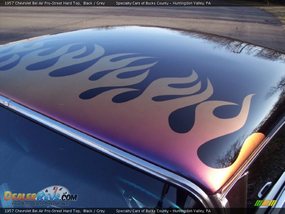 1957 Chevrolet Bel Air Pro-Street Hard Top Black / Grey Photo #29
