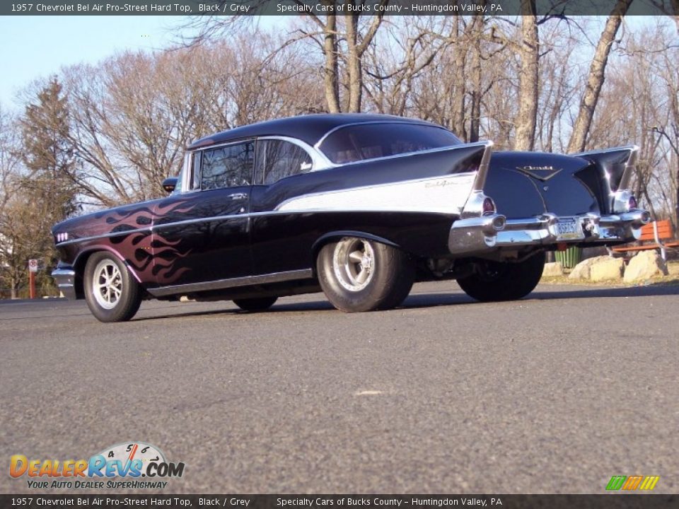 1957 Chevrolet Bel Air Pro-Street Hard Top Black / Grey Photo #33