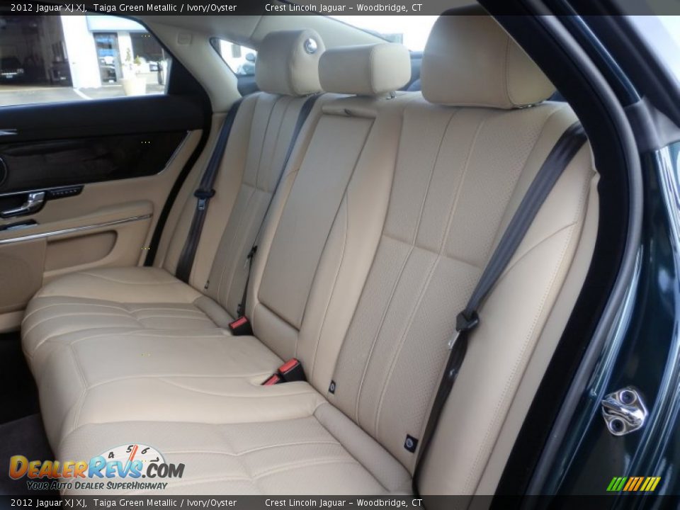 2012 Jaguar XJ XJ Taiga Green Metallic / Ivory/Oyster Photo #10
