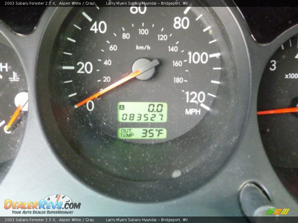2003 Subaru Forester 2.5 X Aspen White / Gray Photo #20