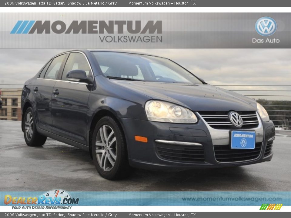 2006 Volkswagen Jetta TDI Sedan Shadow Blue Metallic / Grey Photo #1