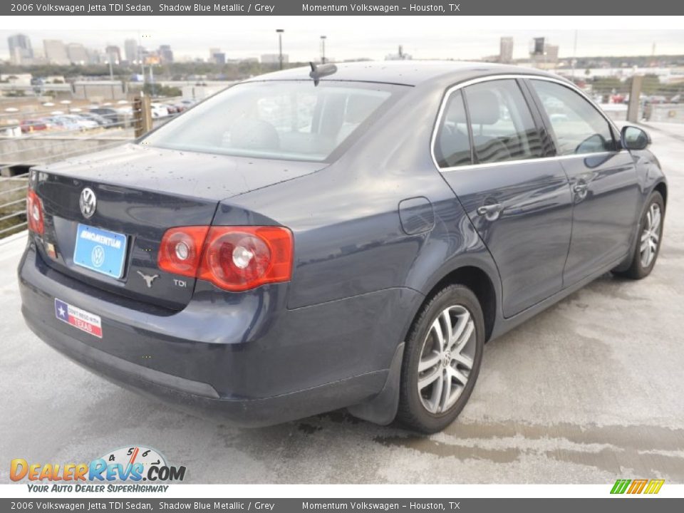 2006 Volkswagen Jetta TDI Sedan Shadow Blue Metallic / Grey Photo #5