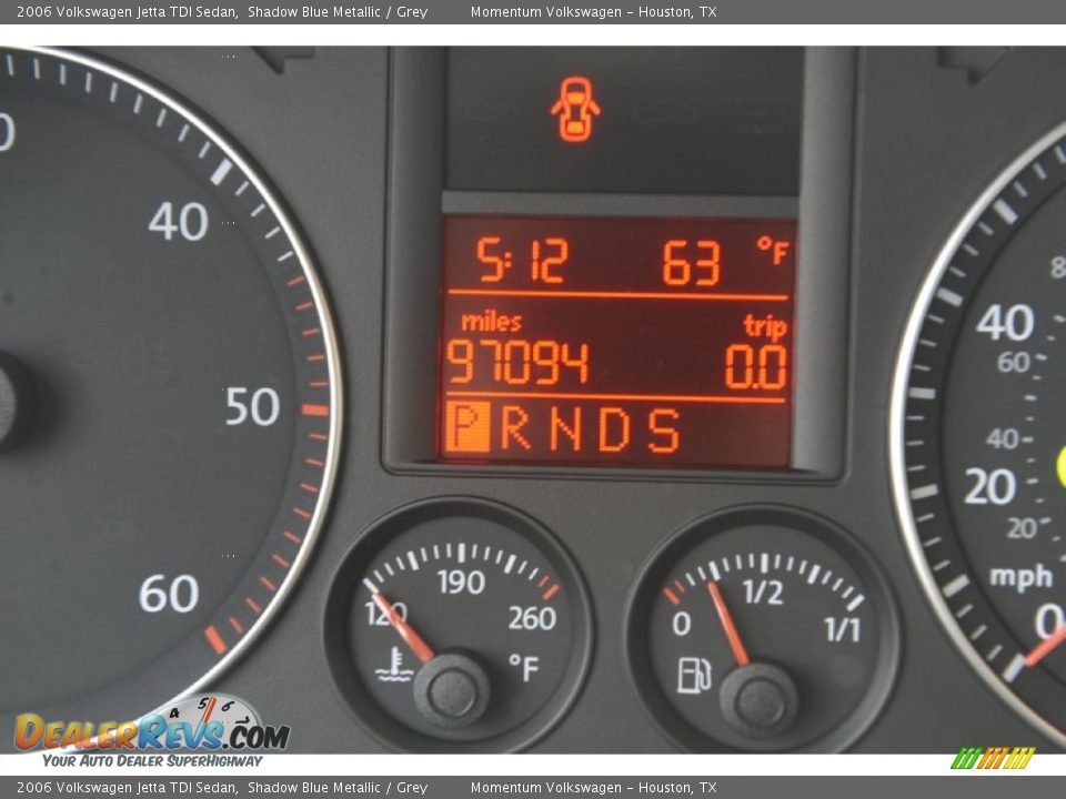 2006 Volkswagen Jetta TDI Sedan Shadow Blue Metallic / Grey Photo #8