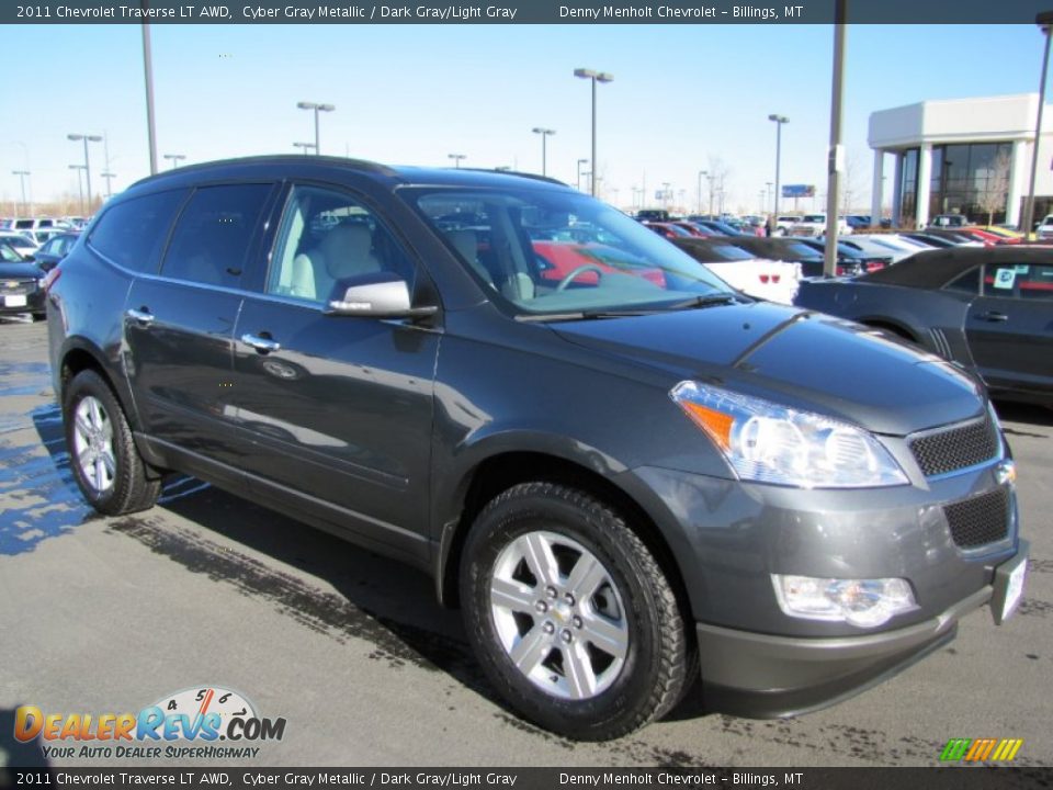 2011 Chevrolet Traverse LT AWD Cyber Gray Metallic / Dark Gray/Light Gray Photo #1