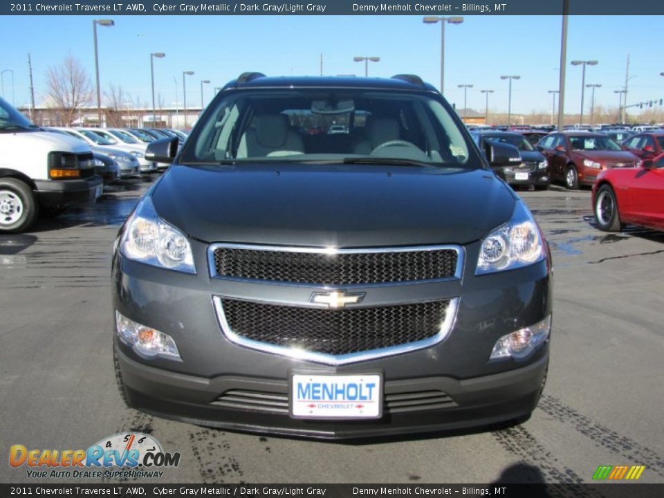 2011 Chevrolet Traverse LT AWD Cyber Gray Metallic / Dark Gray/Light Gray Photo #2