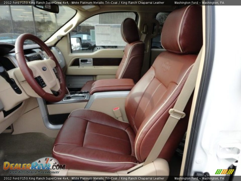 Front Seat of 2012 Ford F150 King Ranch SuperCrew 4x4 Photo #10