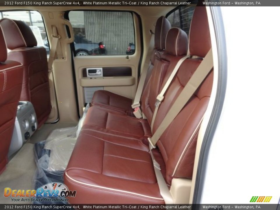 Rear Seat of 2012 Ford F150 King Ranch SuperCrew 4x4 Photo #11