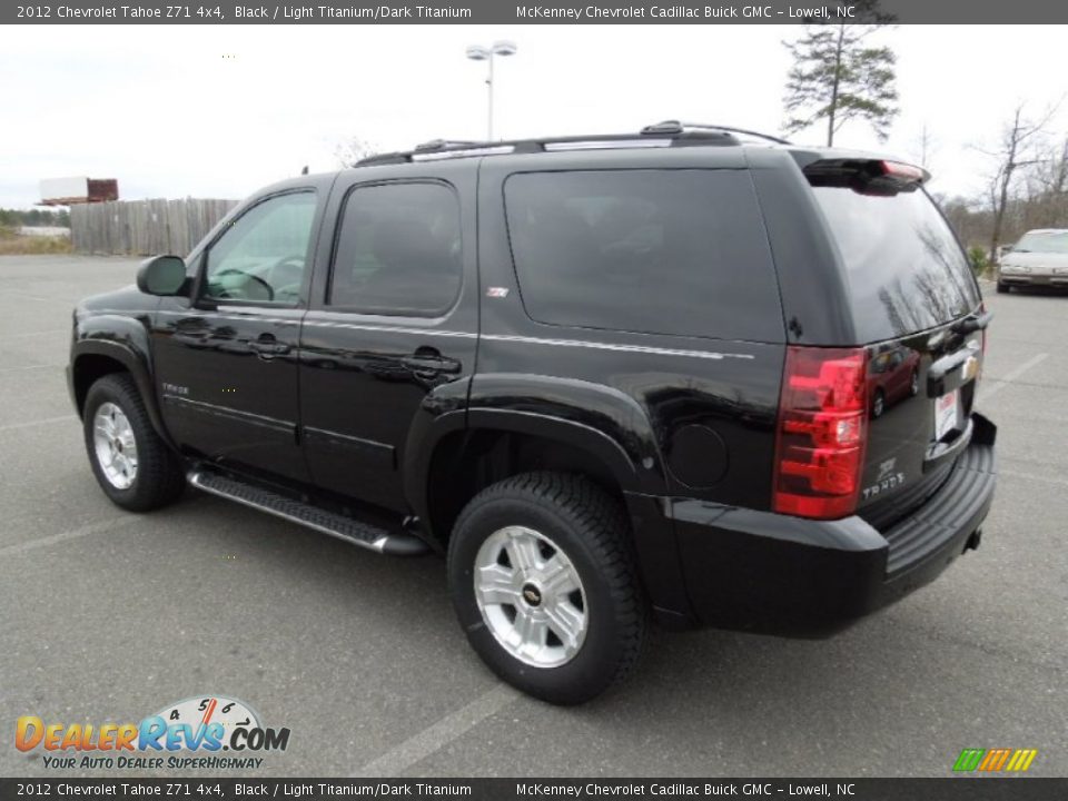 2012 Chevrolet Tahoe Z71 4x4 Black / Light Titanium/Dark Titanium Photo #2