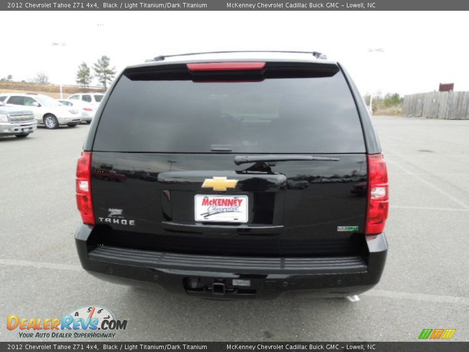 2012 Chevrolet Tahoe Z71 4x4 Black / Light Titanium/Dark Titanium Photo #3