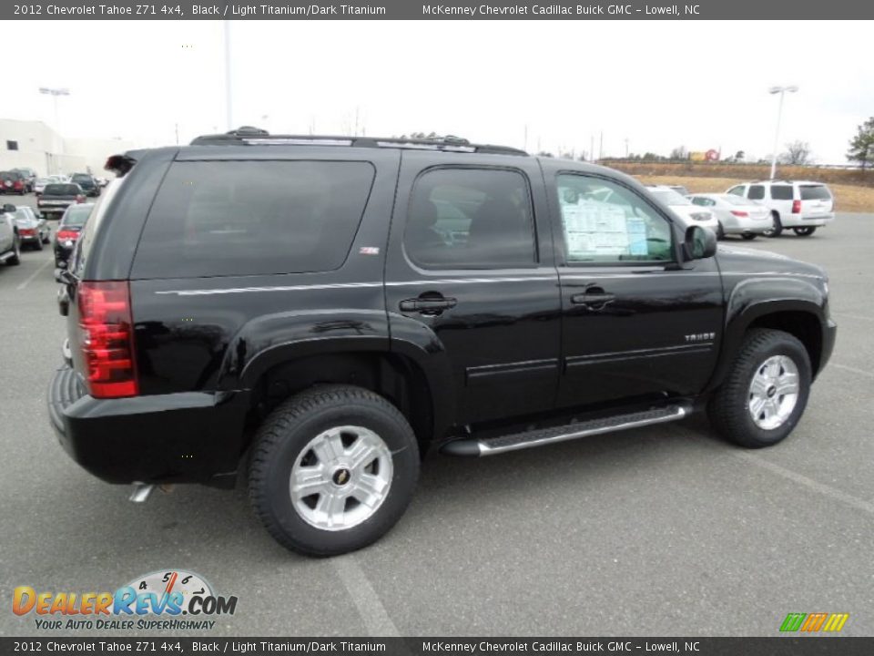 2012 Chevrolet Tahoe Z71 4x4 Black / Light Titanium/Dark Titanium Photo #4