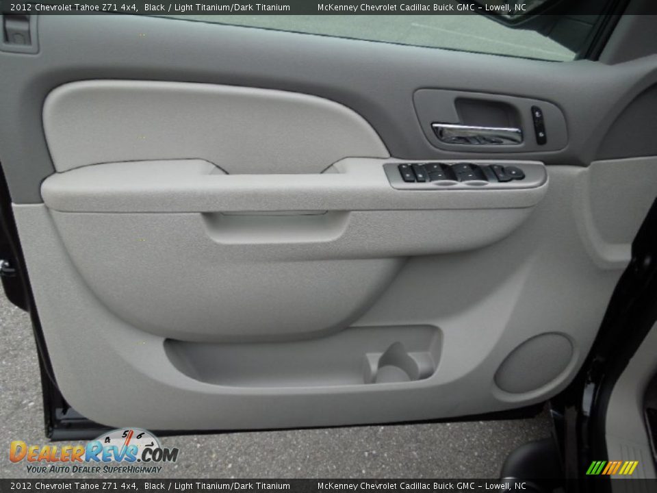 2012 Chevrolet Tahoe Z71 4x4 Black / Light Titanium/Dark Titanium Photo #9