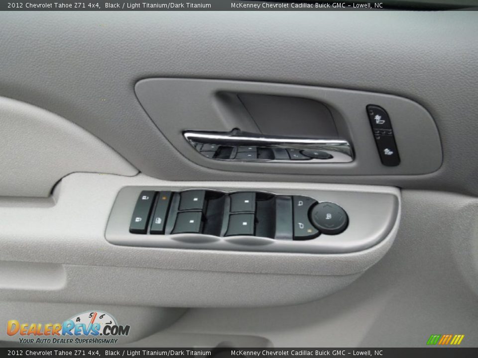 2012 Chevrolet Tahoe Z71 4x4 Black / Light Titanium/Dark Titanium Photo #10