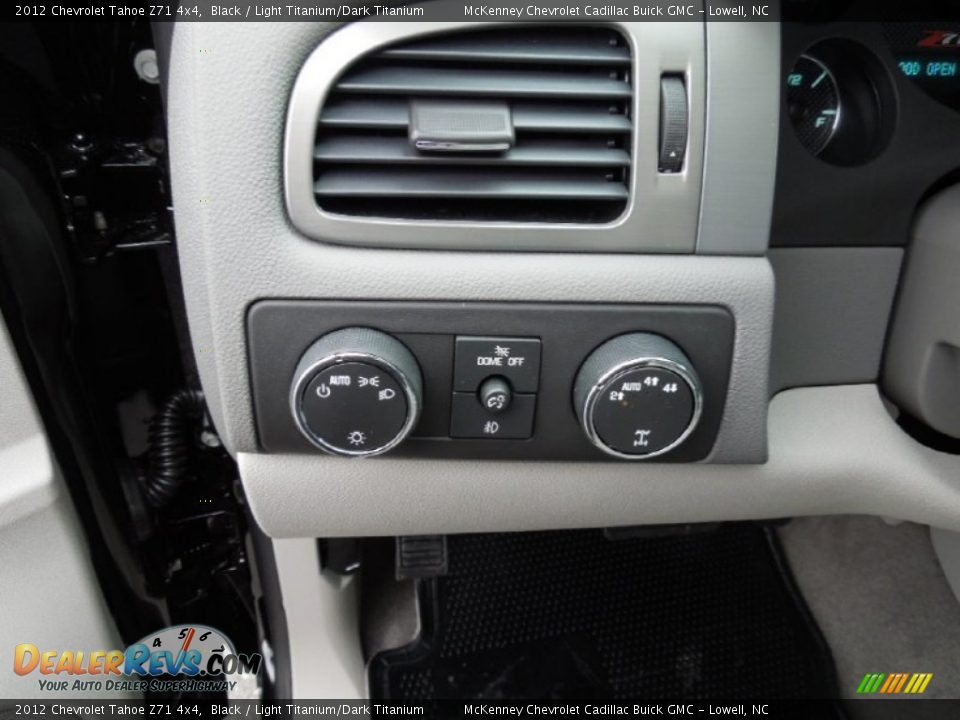 2012 Chevrolet Tahoe Z71 4x4 Black / Light Titanium/Dark Titanium Photo #11