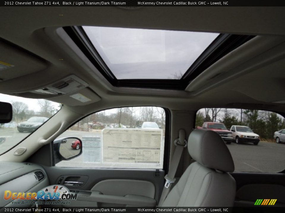 2012 Chevrolet Tahoe Z71 4x4 Black / Light Titanium/Dark Titanium Photo #12