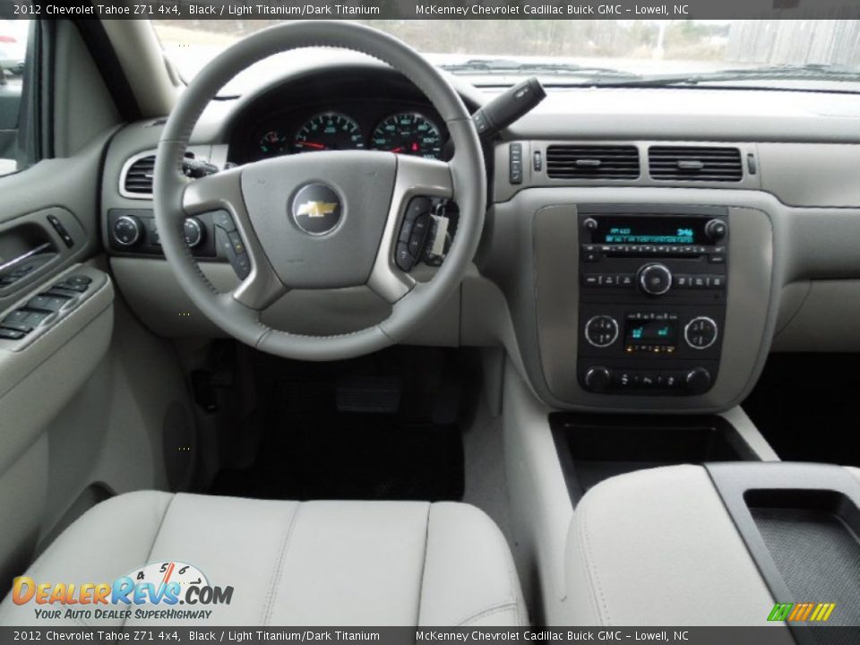 2012 Chevrolet Tahoe Z71 4x4 Black / Light Titanium/Dark Titanium Photo #17