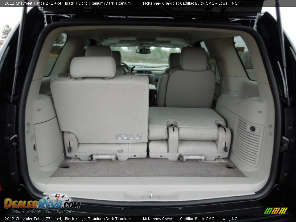 2012 Chevrolet Tahoe Z71 4x4 Black / Light Titanium/Dark Titanium Photo #20